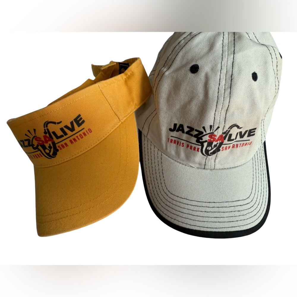 Jazz’SALive San Antonio Festival Hat Visor Bundle –  Embroidered Caps‎